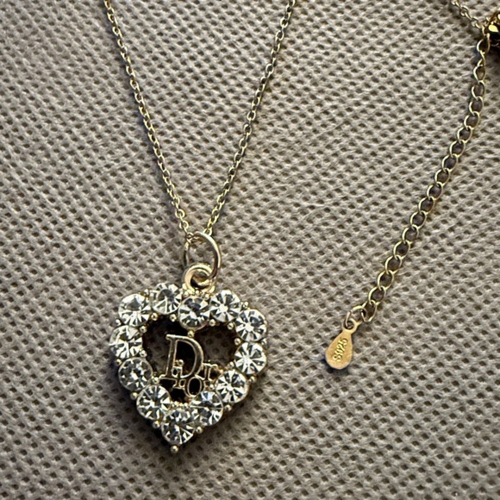 Dior Zipper pull Heart charm